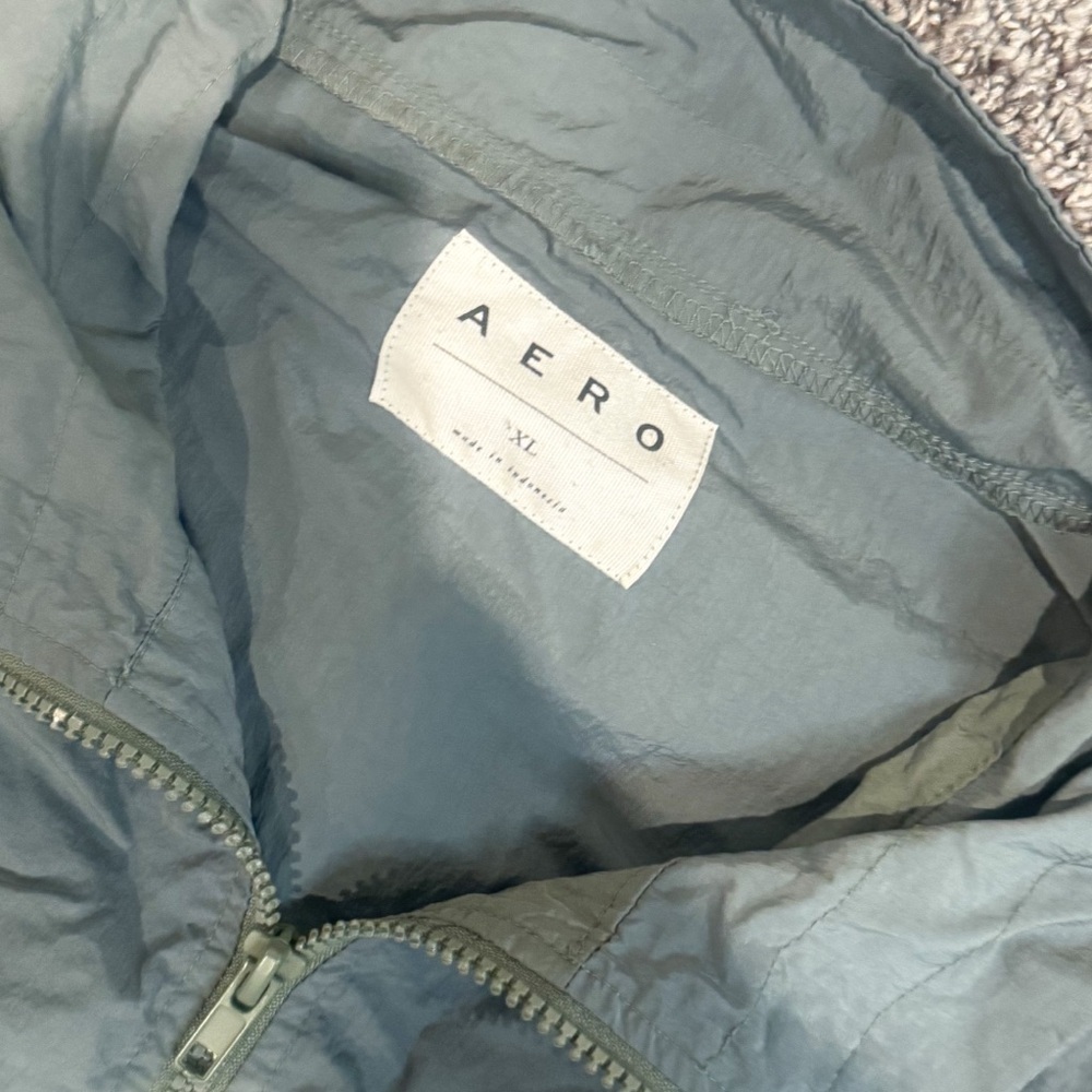 AERO 1/4 zip color block spring wind breaker jacket ❤️ - Picture 5 of 9